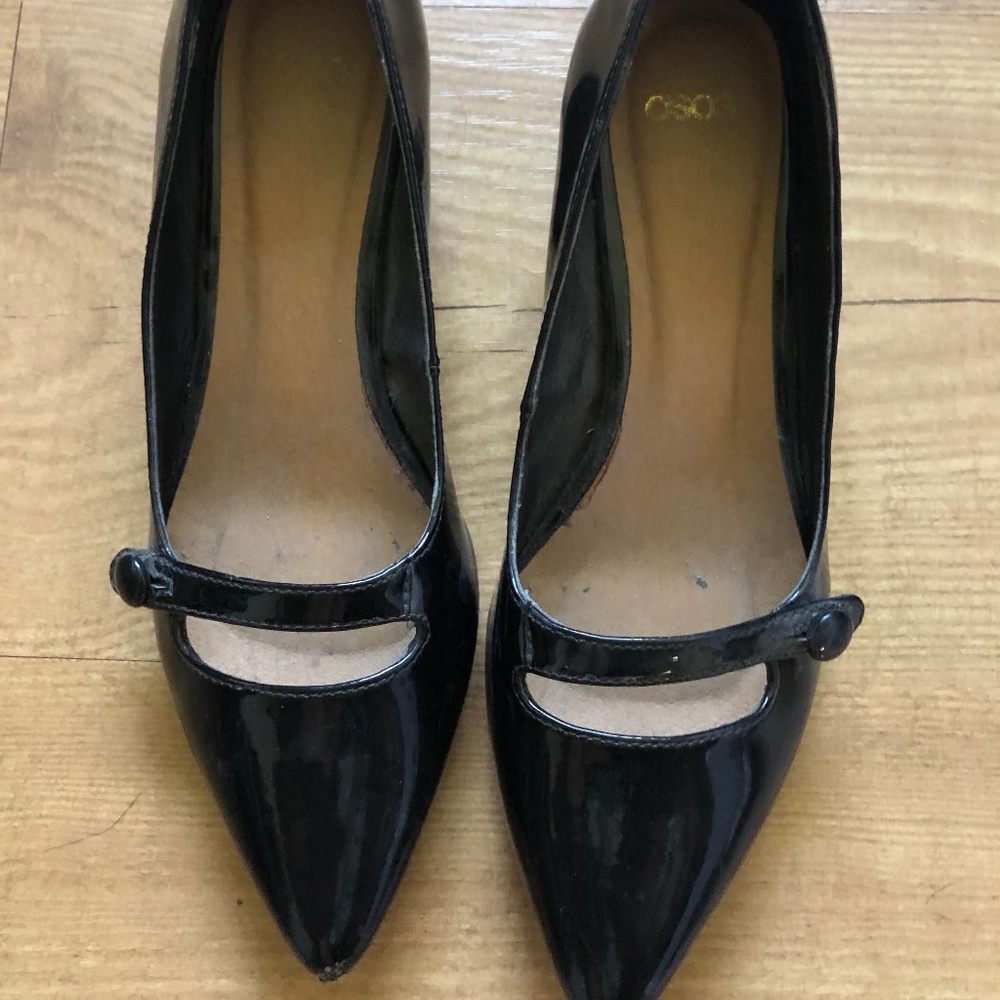 Asos Patent Leather Mary Janes